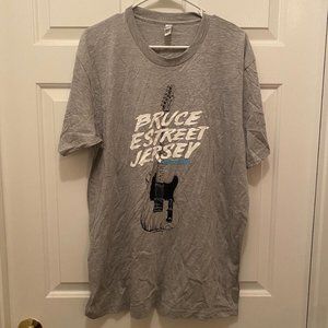 New Bruce Springsteen August 26, 2016 Metlife Stadium Concert Gray T-Shirt 2XL